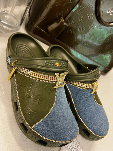 $125 Olive Crocs/Custom order/Flash Sale